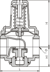 YZ11支管式减压阀(图2)