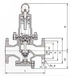 Y42X弹簧薄膜式减压阀(图2)